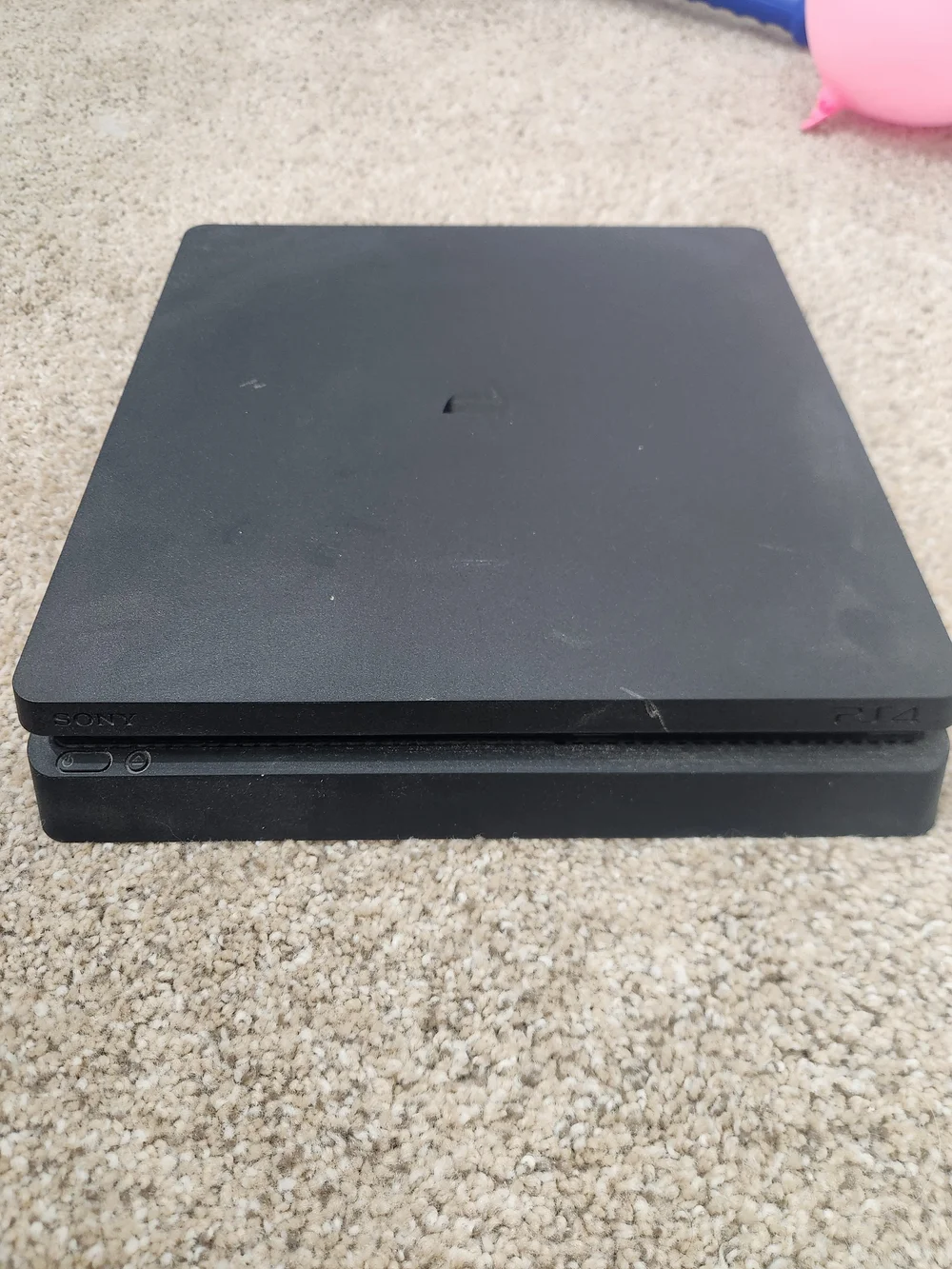 Sony PS4 Slim with Gold and Black Controllers and Games